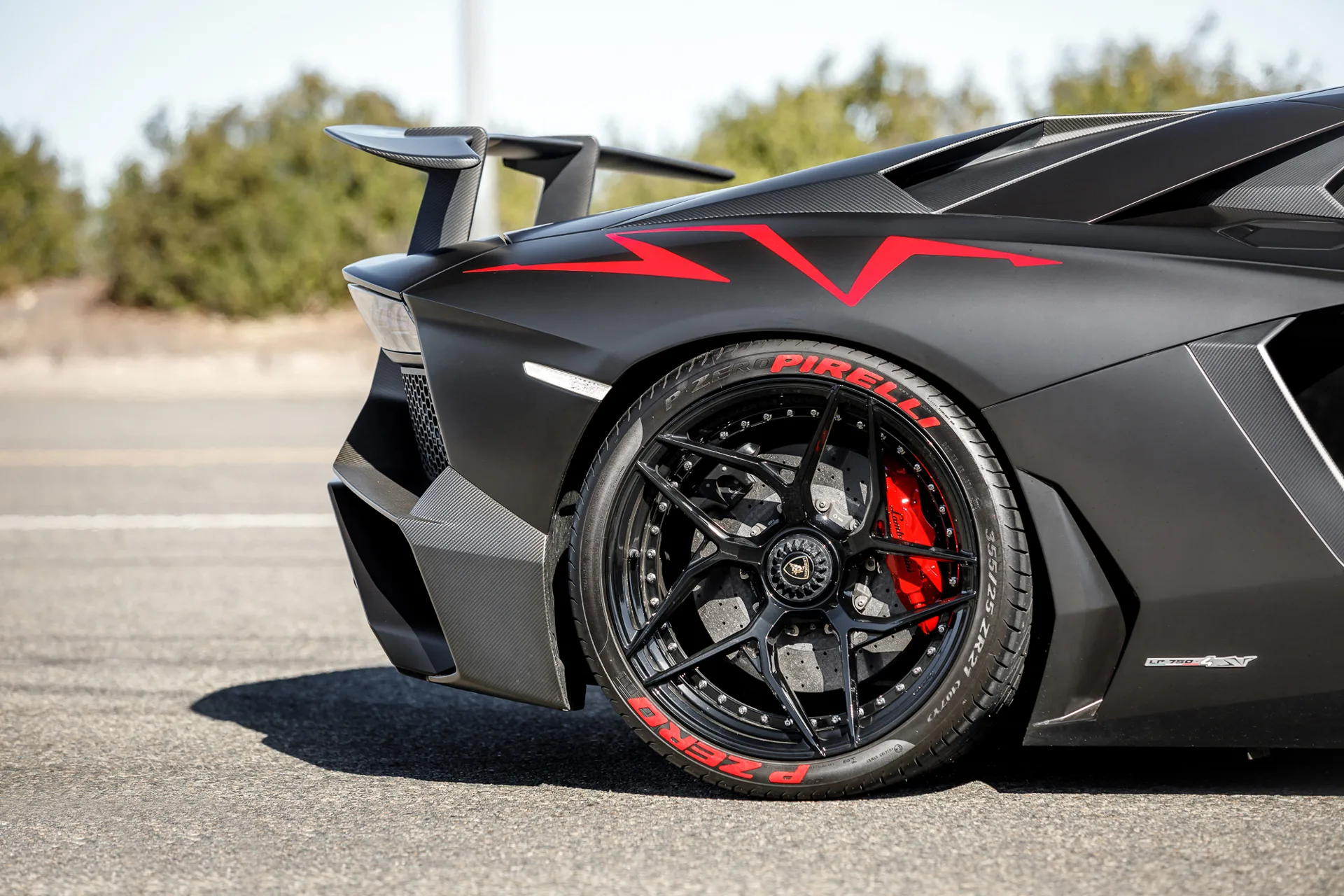 Brixton Forged PF5 Duo on Lamborghini Aventador SV LP 750-4 (2015-2017), photo 4
