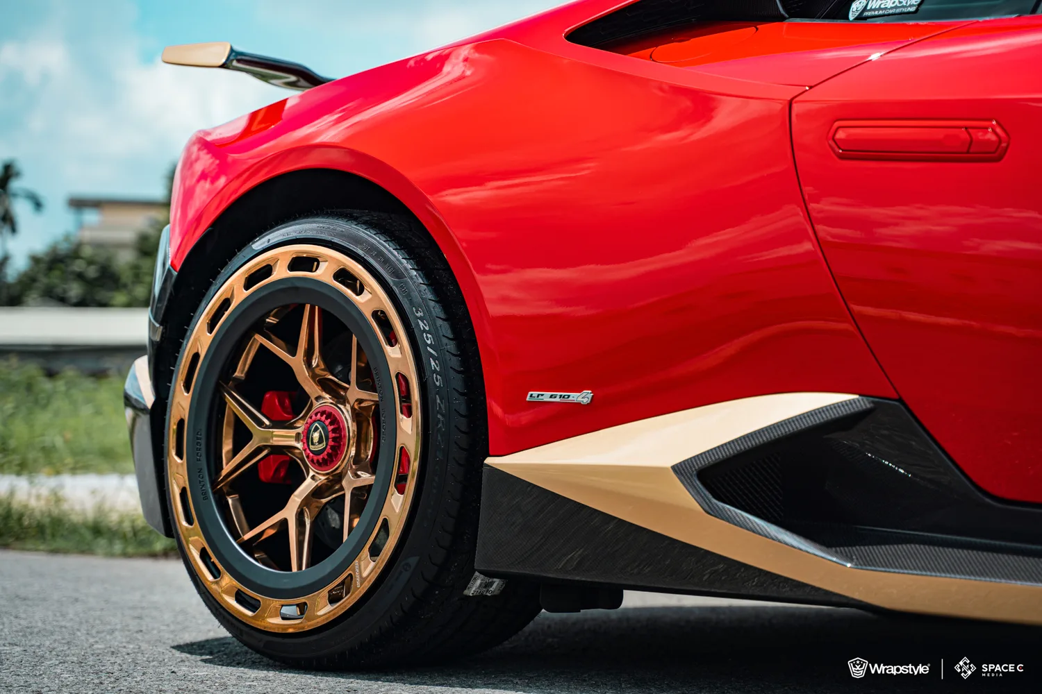 Brixton Forged PF7 +aerotech on Lamborghini Huracan (2014), photo 6