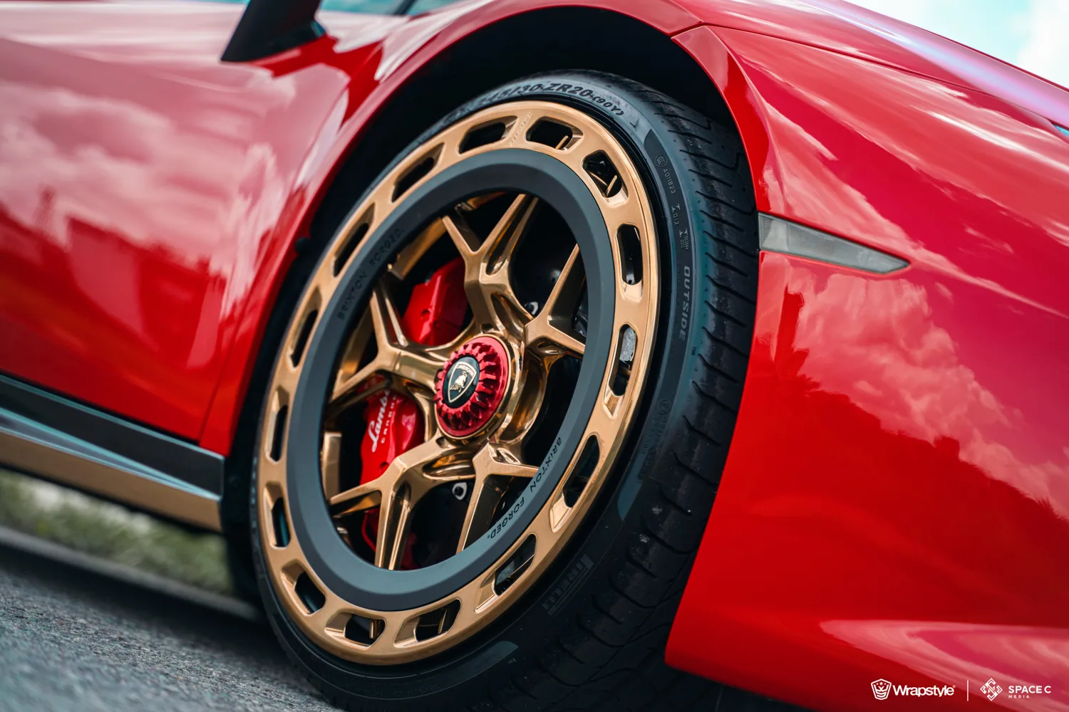 Brixton Forged PF7 +aerotech on Lamborghini Huracan (2014), photo 4