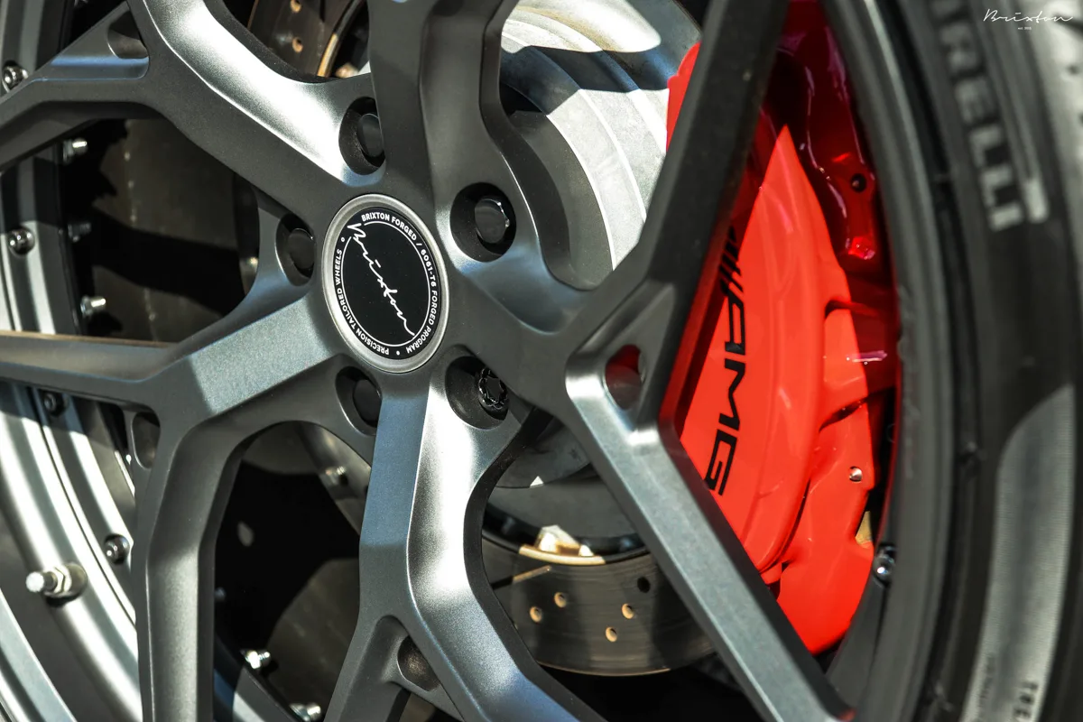 Brixton Forged PF7 Duo Series on Mercedes-Benz SLS AMG C197, photo 3