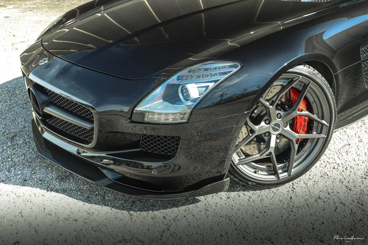 Brixton Forged PF7 Duo Series on Mercedes-Benz SLS AMG C197, photo 7