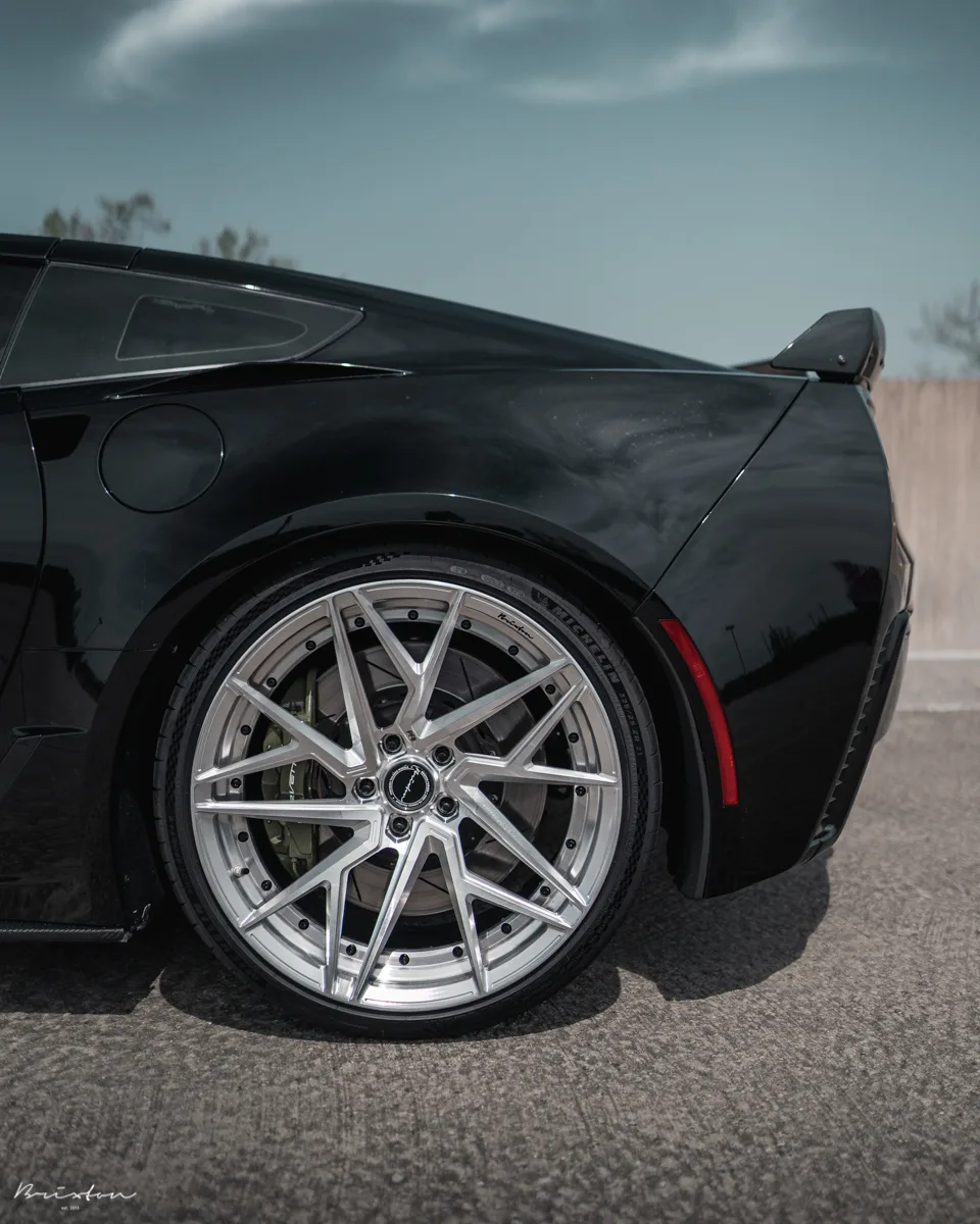 Brixton Forged PF8 Duo Series on Chevrolet Corvette C8, photo 5
