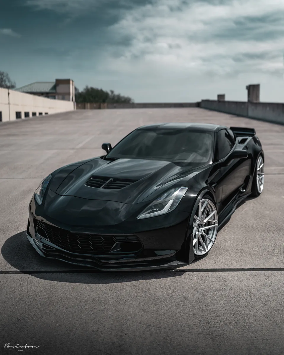 Brixton Forged PF8 Duo Series on Chevrolet Corvette C8, photo 2