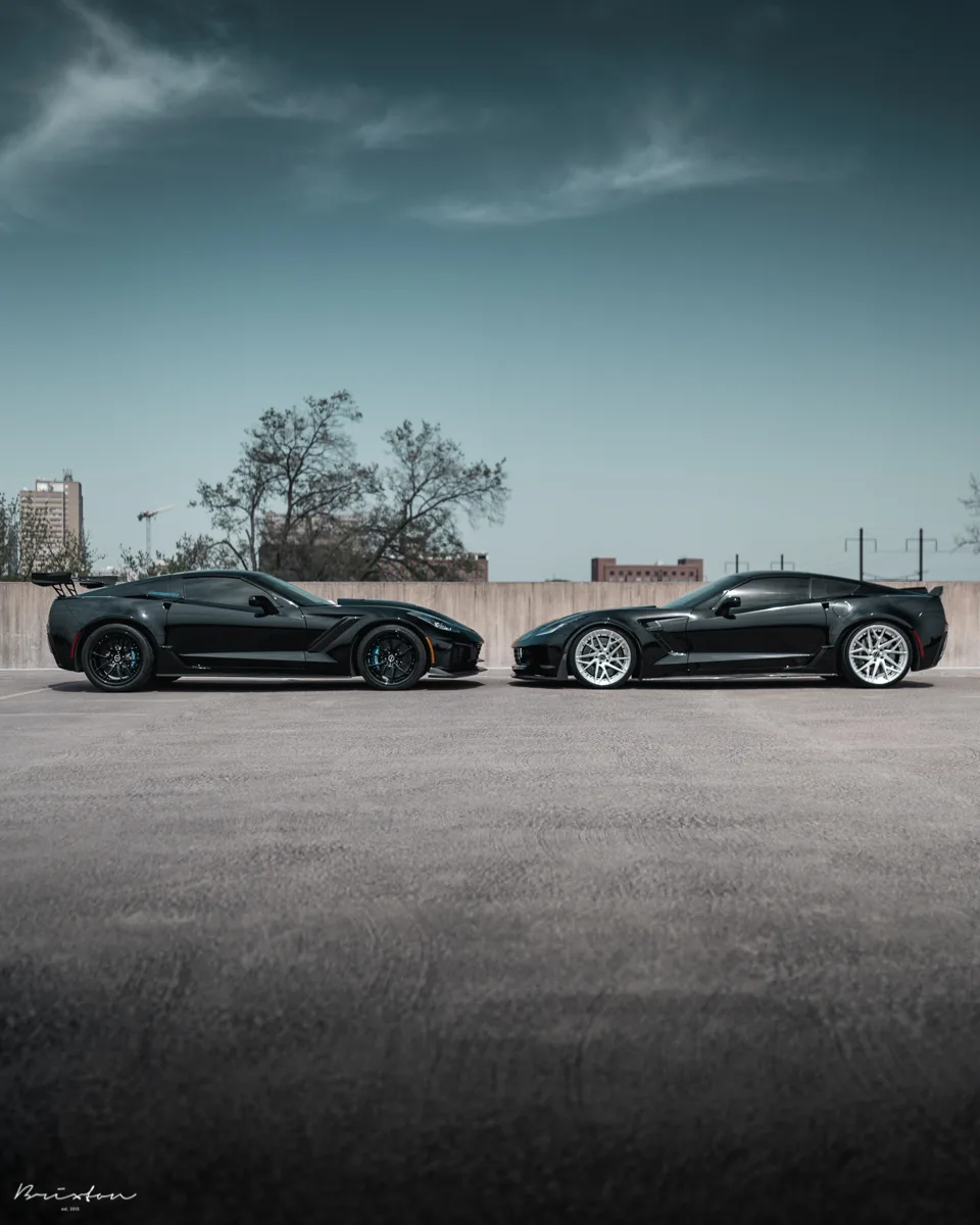 Brixton Forged PF8 Duo Series on Chevrolet Corvette C8, photo 3