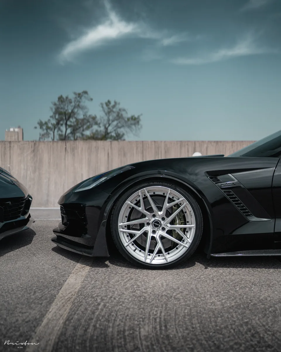 Brixton Forged PF8 Duo Series on Chevrolet Corvette C8, photo 4