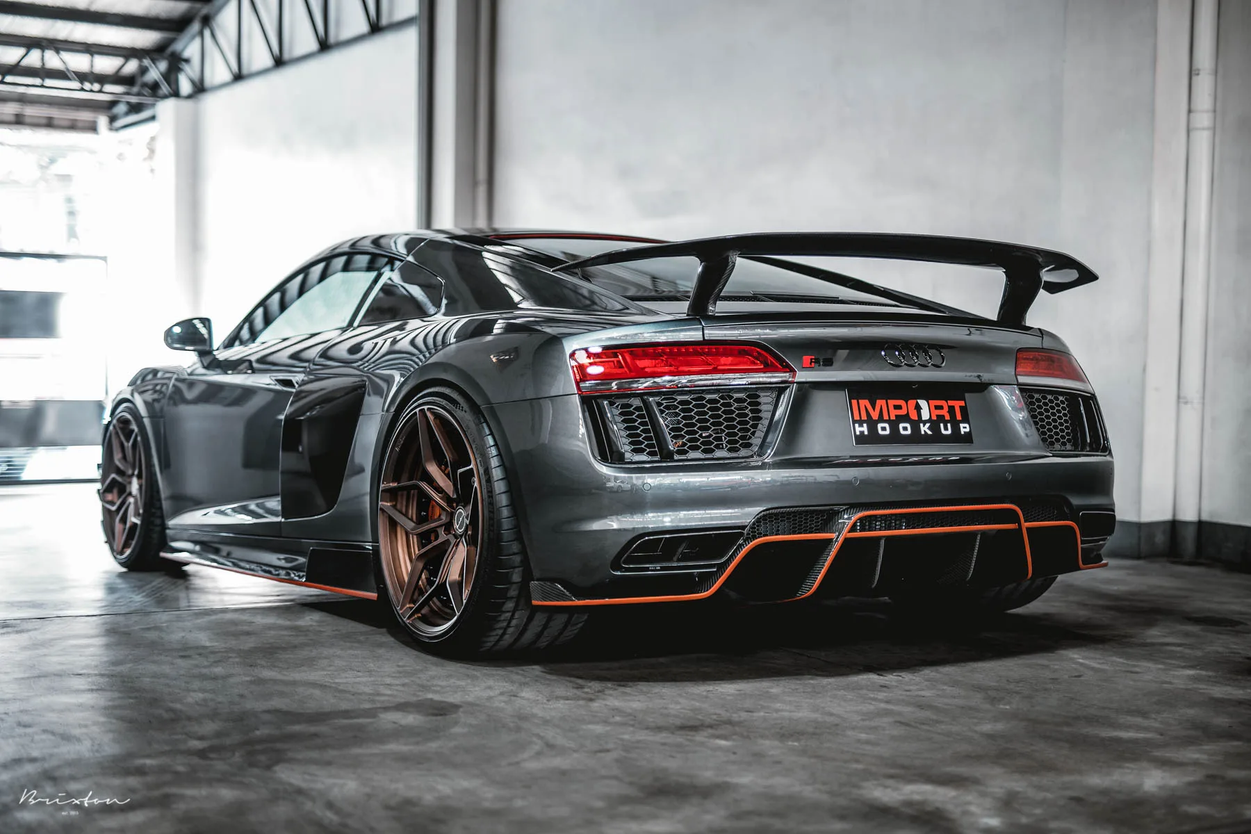 Brixton Forged PF9 Duo Series on Audi R8 Type 4S.1, photo 6
