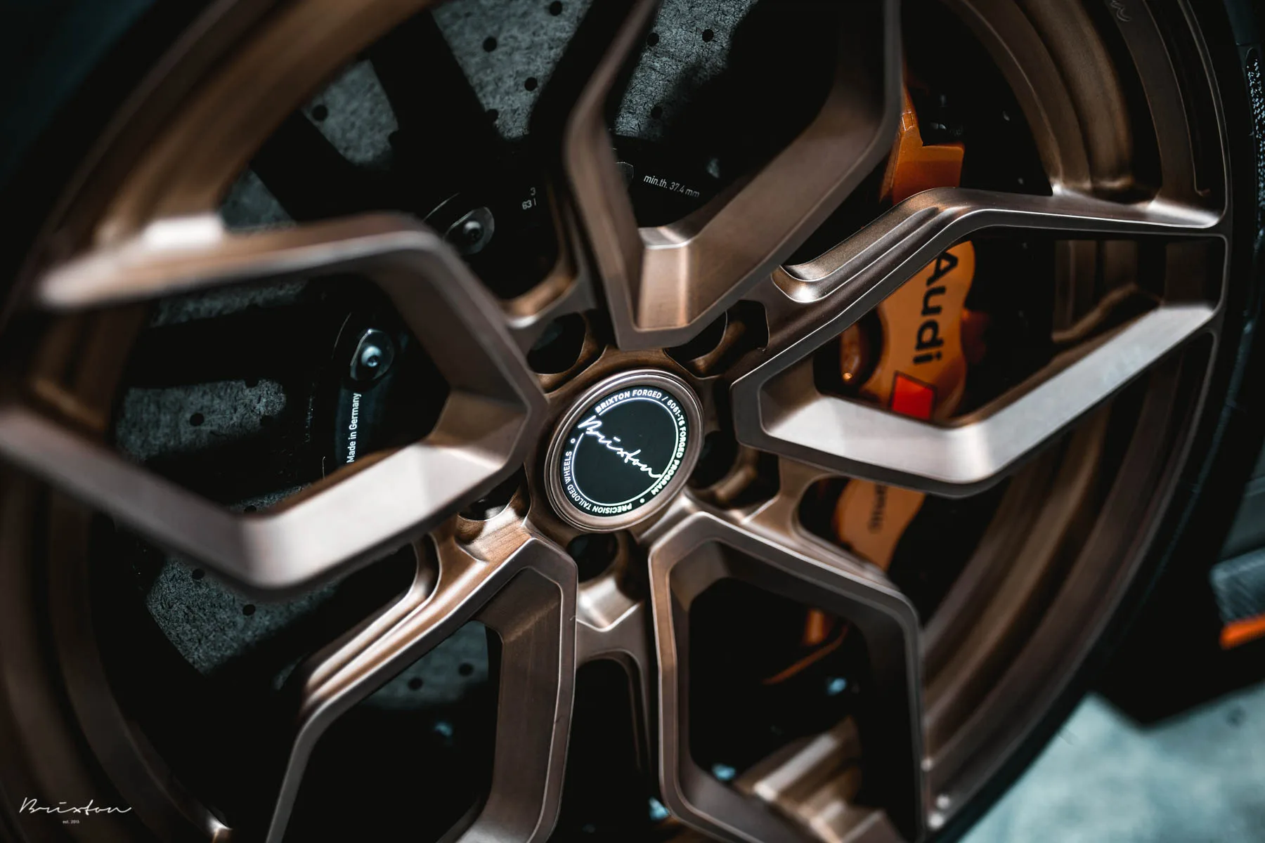 Brixton Forged PF9 Duo Series on Audi R8 Type 4S.1