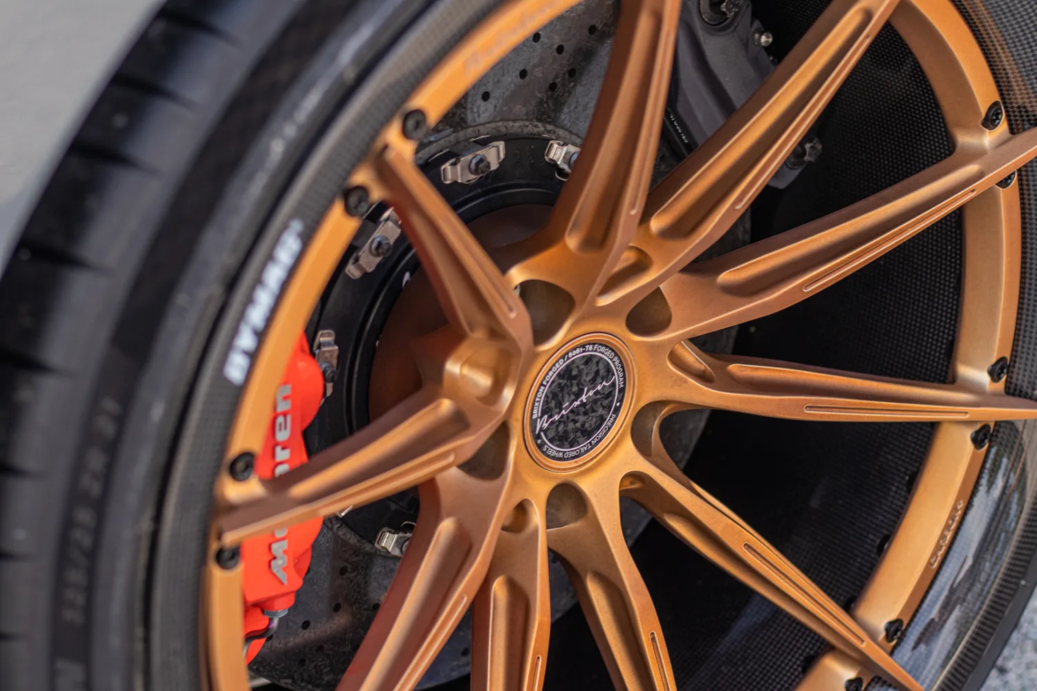 Brixton Forged R11-R Carbon+ Series on McLaren 765LT, photo 8