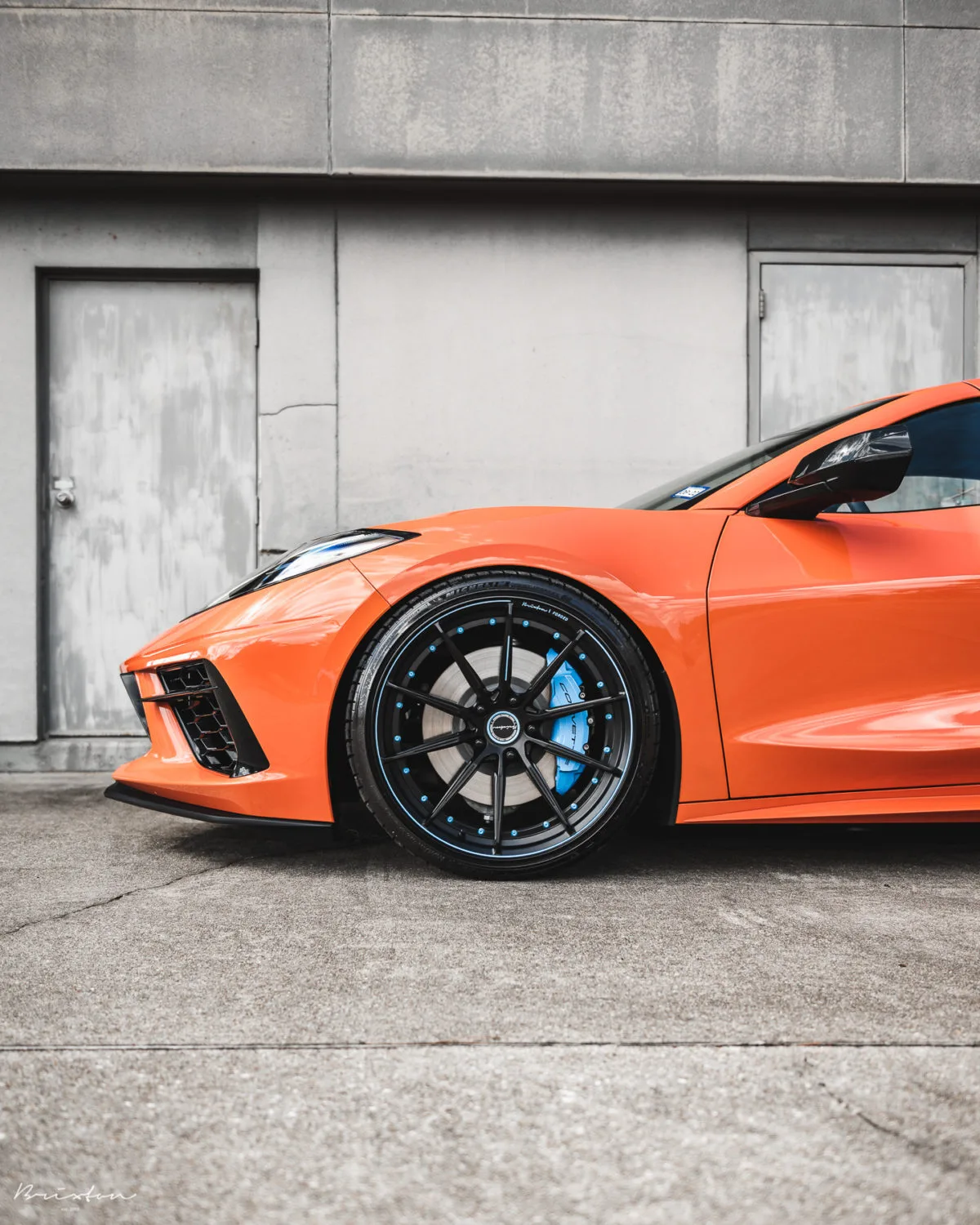 Brixton Forged R11-R Duo Series on Chevrolet Corvette C8, photo 3