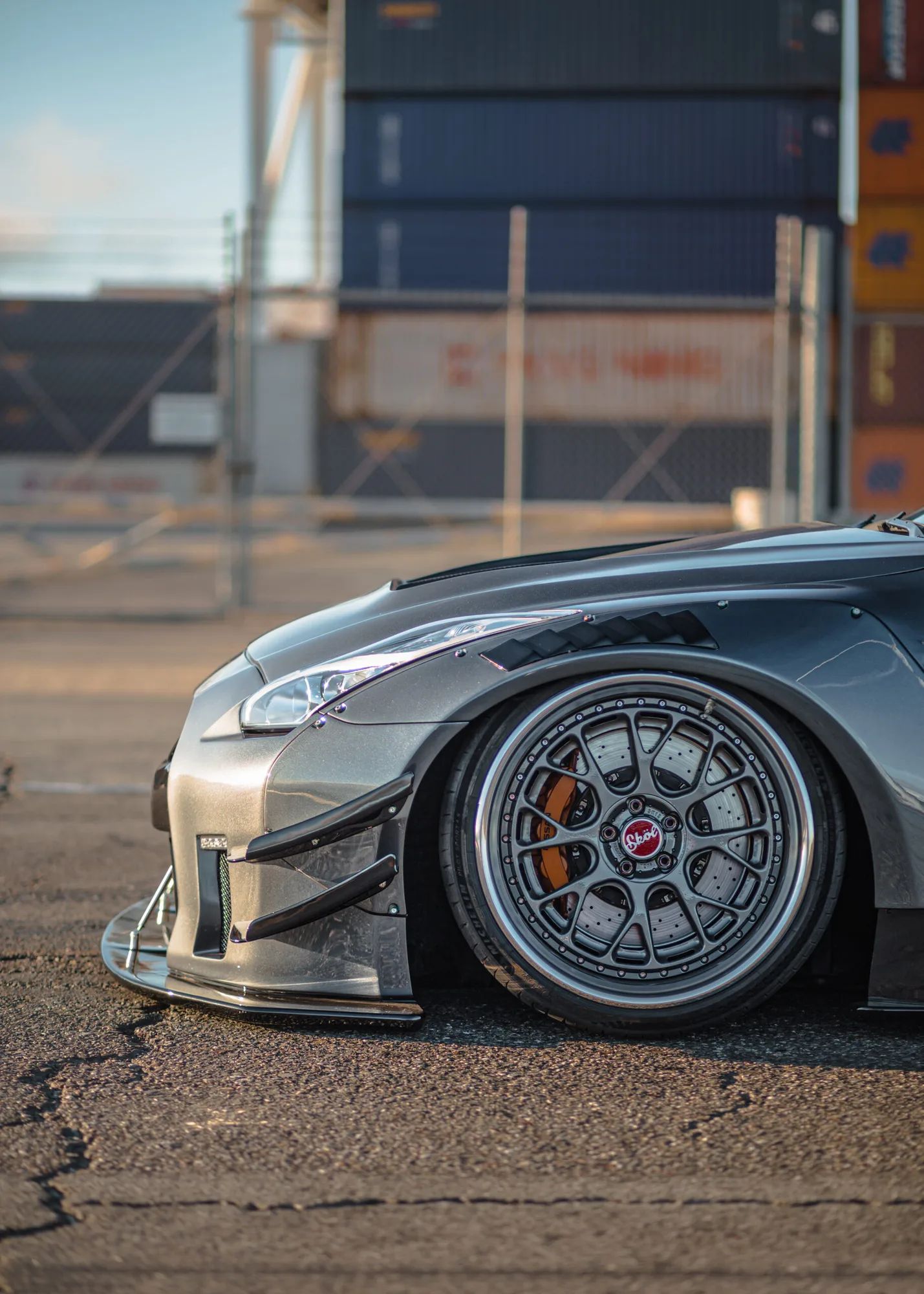 Brixton Forged Skol SK13 3-Piece Wheel on Nissan GT-R R35.2, photo 8