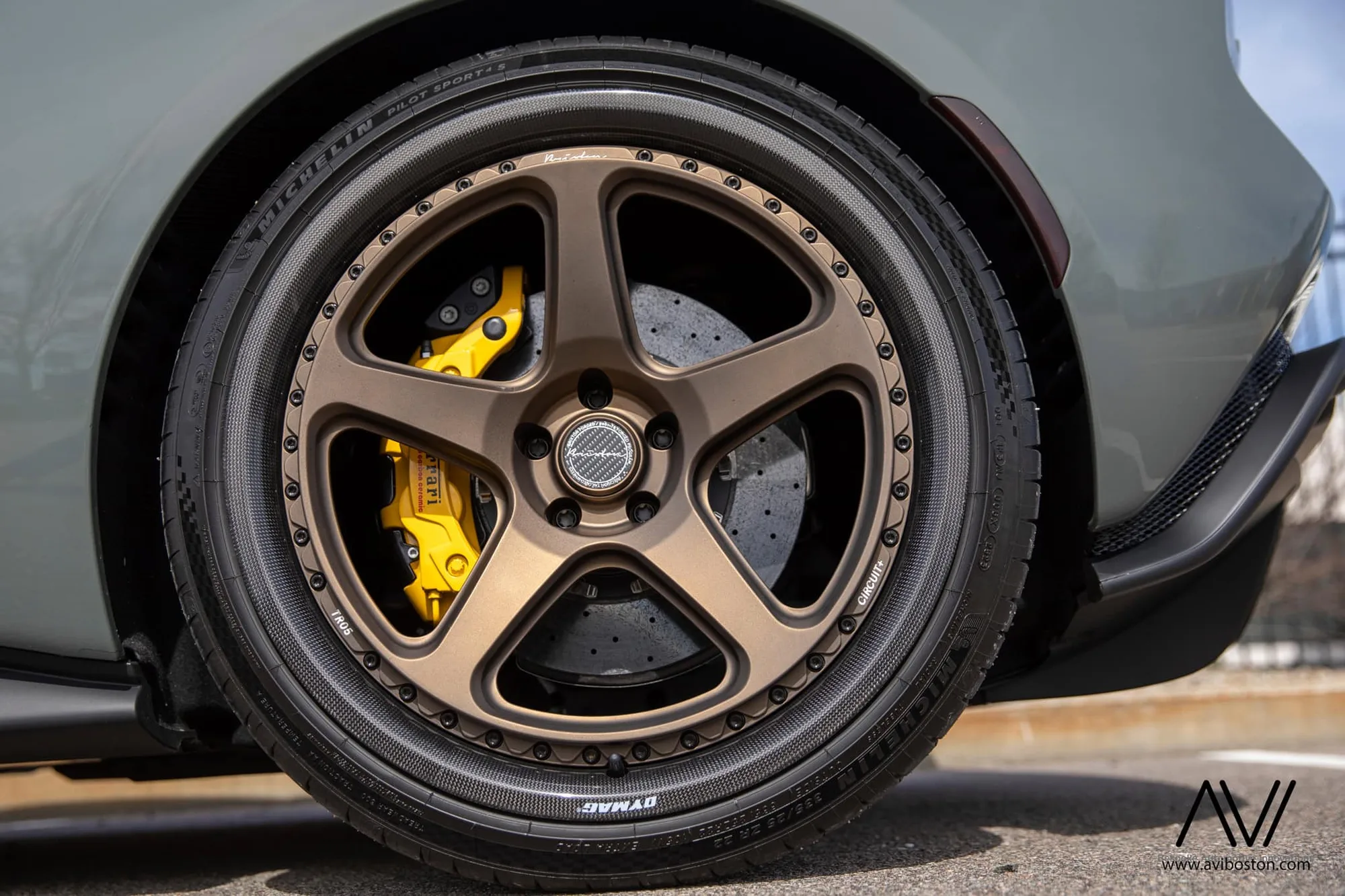 Brixton Forged TR05 Carbon+ on Ferrari 296 F171, photo 8