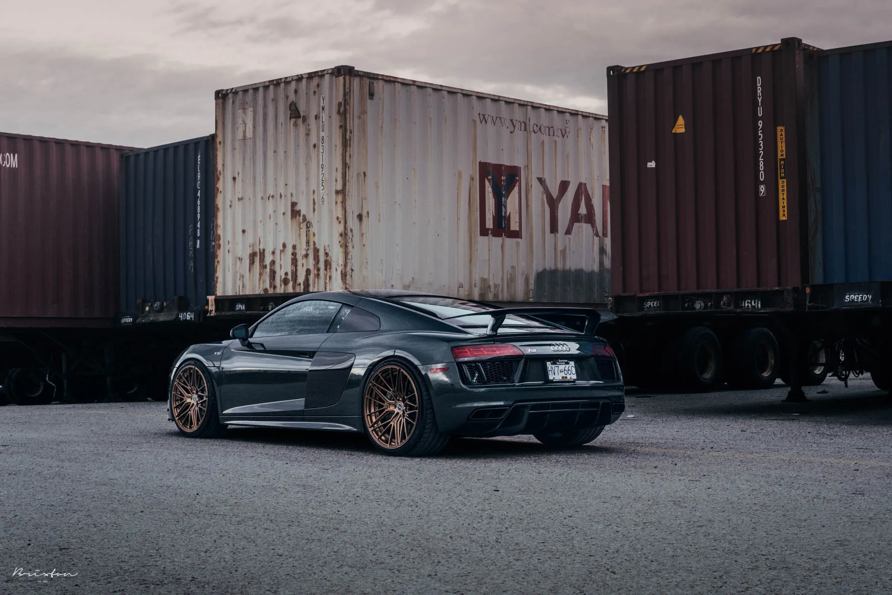 Brixton Forged VL4 Duo Series on Audi R8 Type 4S.1, photo 6