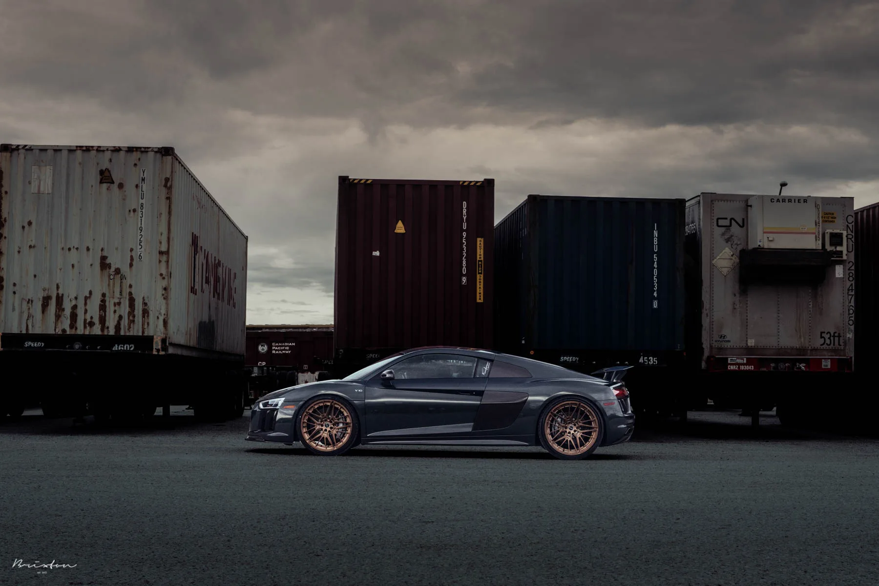 Brixton Forged VL4 Duo Series on Audi R8 Type 4S.1, photo 7