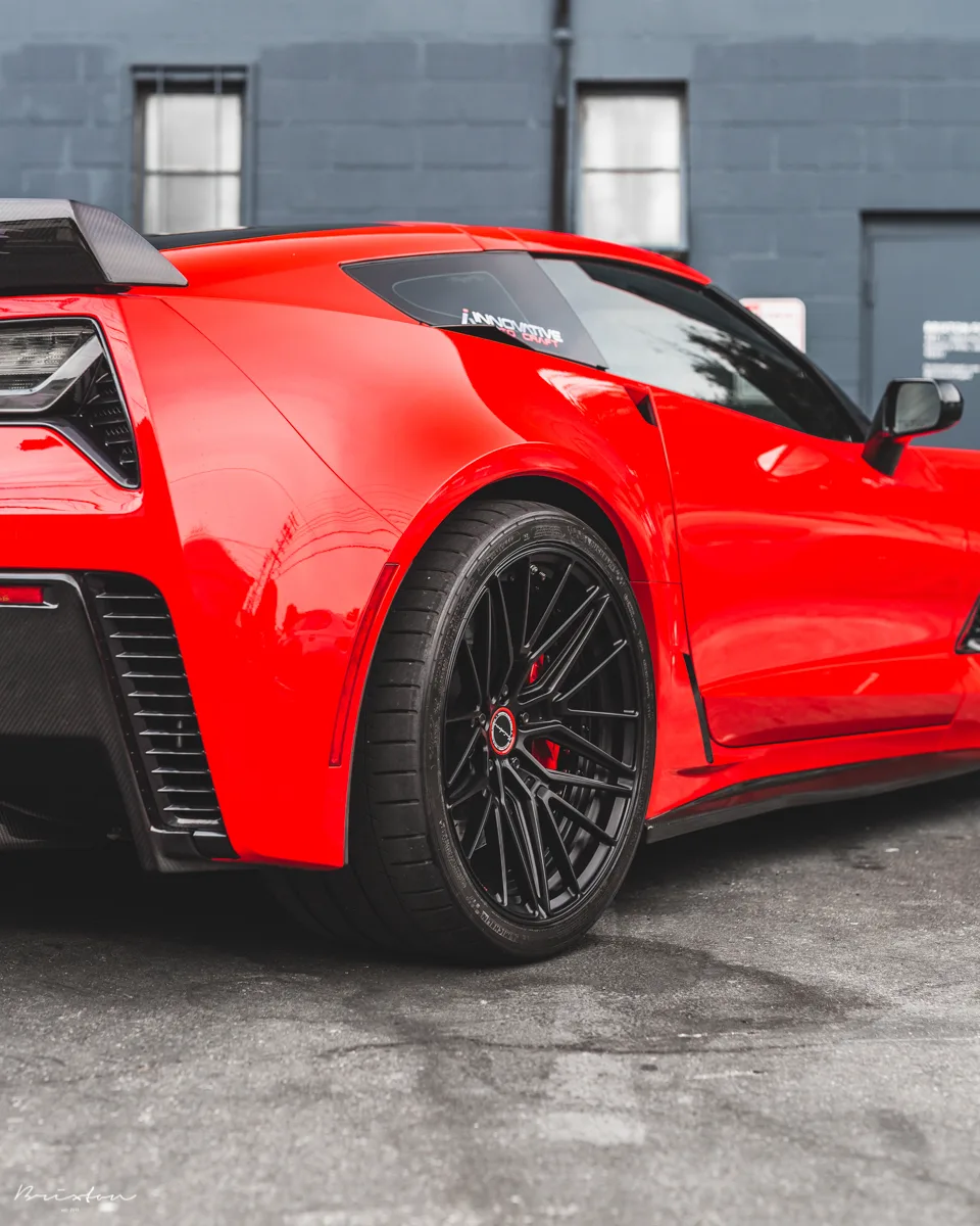 Brixton Forged VL4 Duo Series on Chevrolet Corvette C7, photo 11