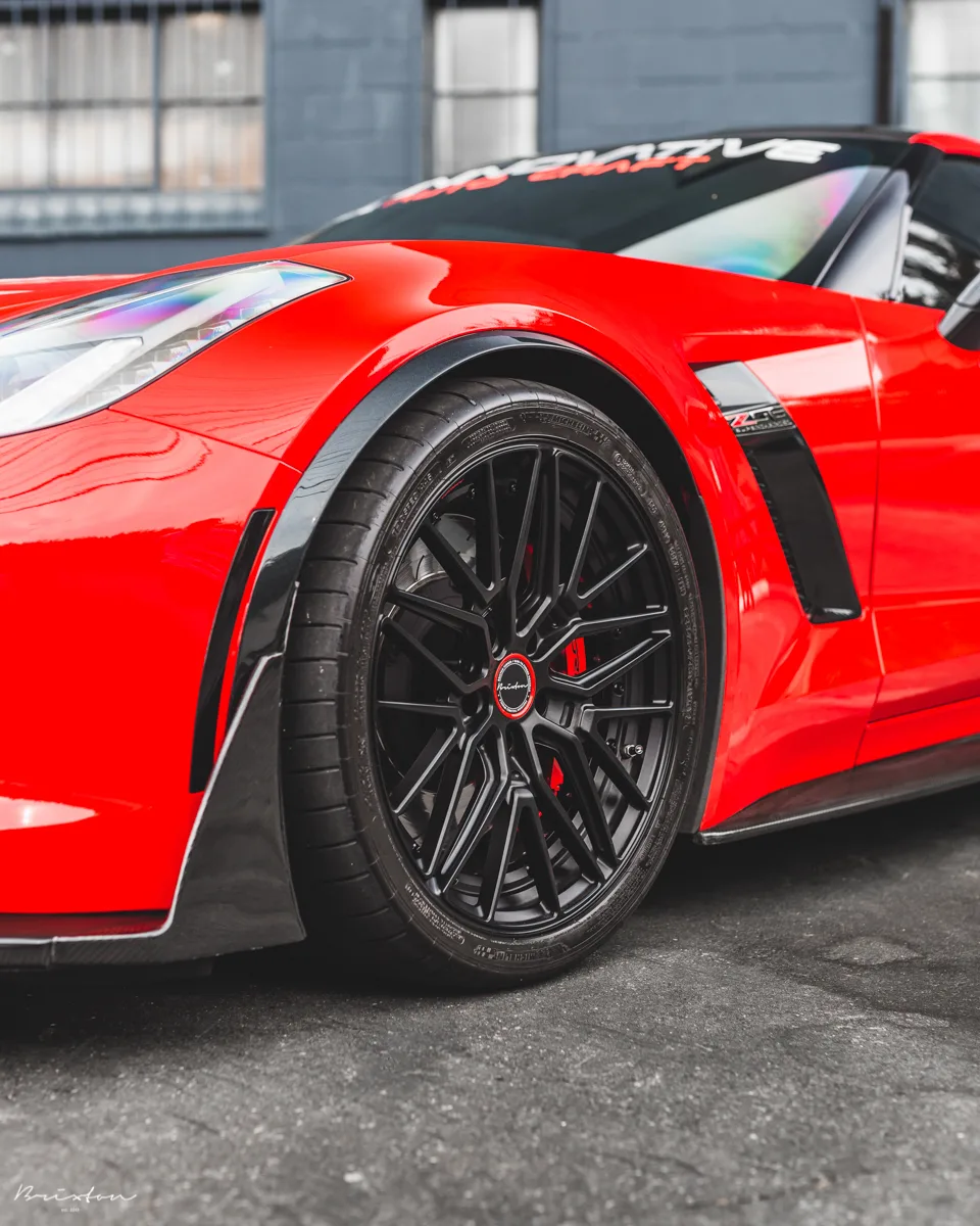 Brixton Forged VL4 Duo Series on Chevrolet Corvette C7, photo 6