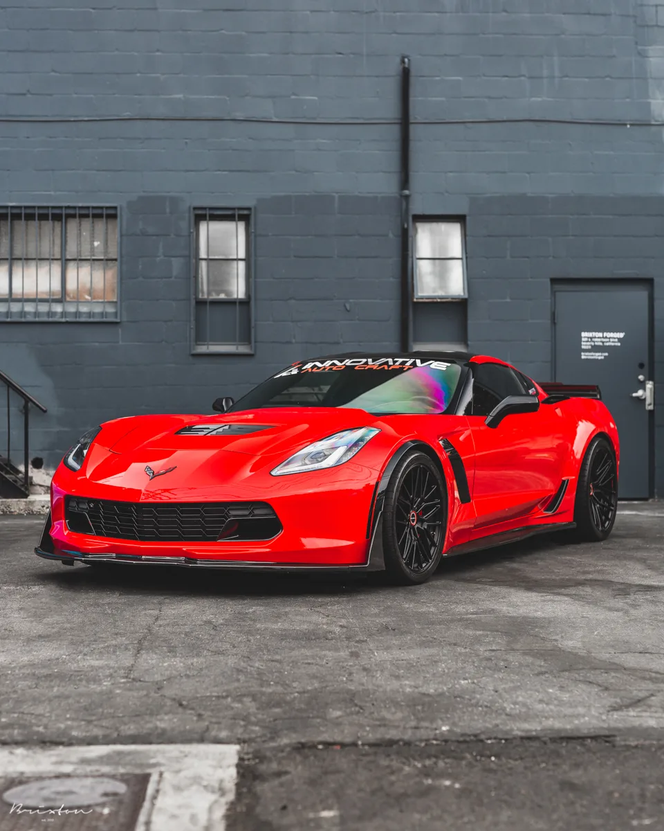 Brixton Forged VL4 Duo Series on Chevrolet Corvette C7, photo 7