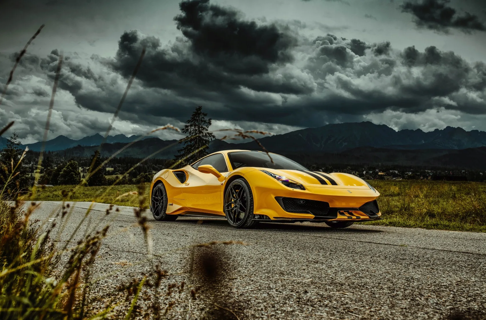Concaver CVR3 on Ferrari 488