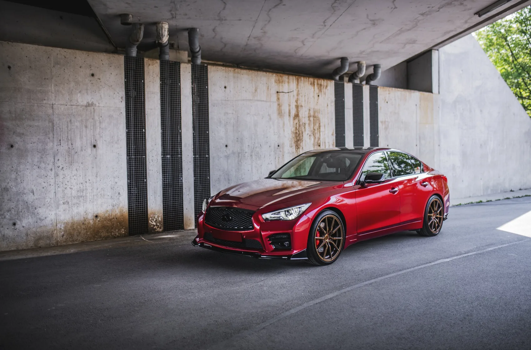 Concaver CVR4 on Infiniti Q50 V37
