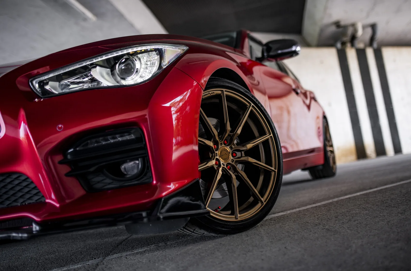 Concaver CVR4 on Infiniti Q50 V37, photo 10