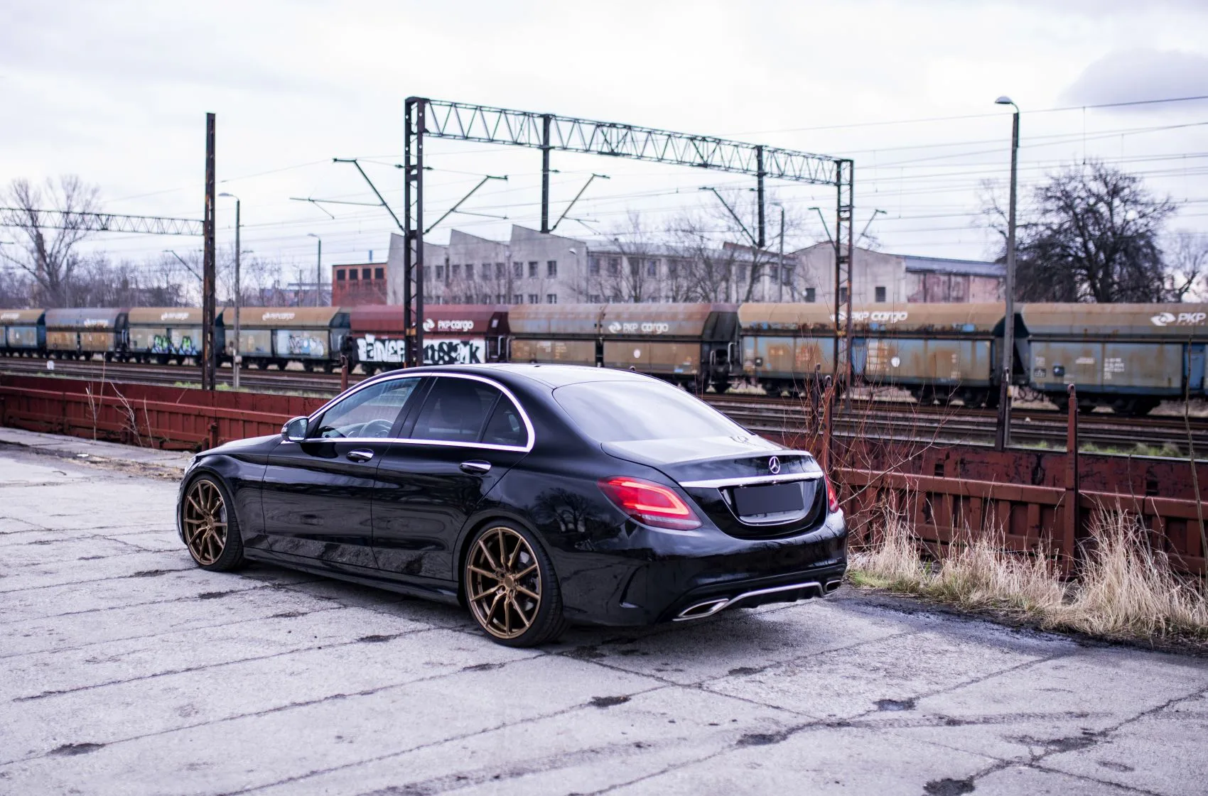 Concaver CVR4 on Mercedes-Benz C-Class W205.1