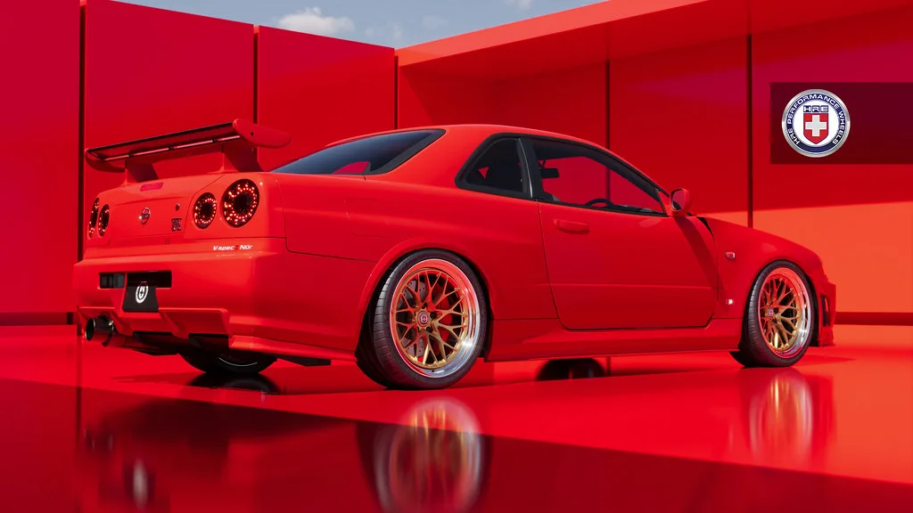 HRE Performance 520 on Nissan Skyline GT-R R34
