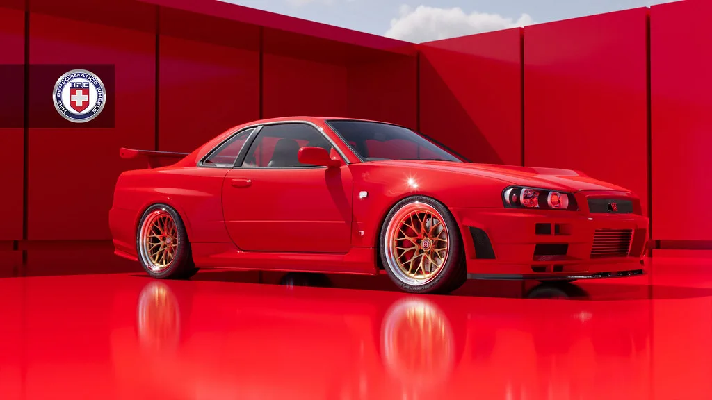 HRE Performance 520 on Nissan Skyline GT-R R34, photo 4
