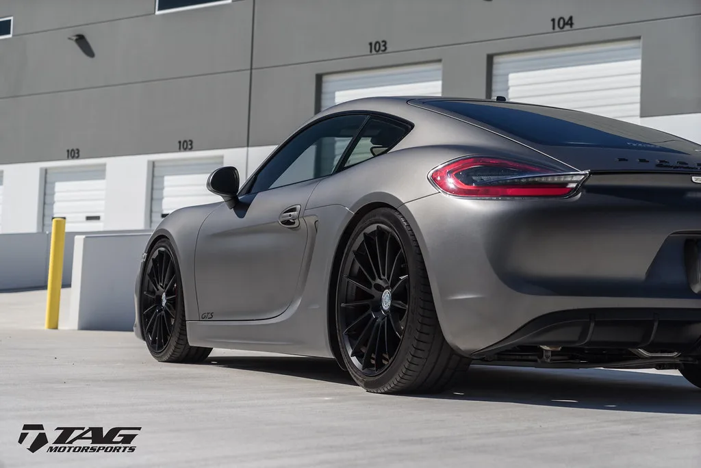 HRE Performance FlowForm FF15 Wheels on Porsche Cayman 981