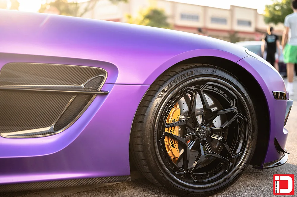 Klassen iD CS55T on Mercedes-Benz SLS AMG C197, photo 3