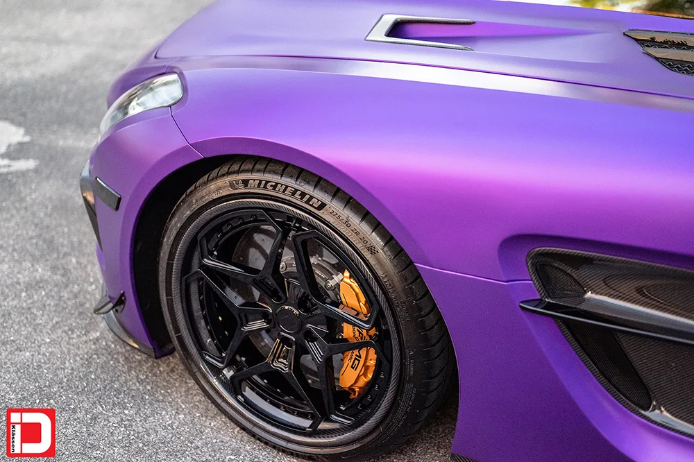 Klassen iD CS55T on Mercedes-Benz SLS AMG C197, photo 6