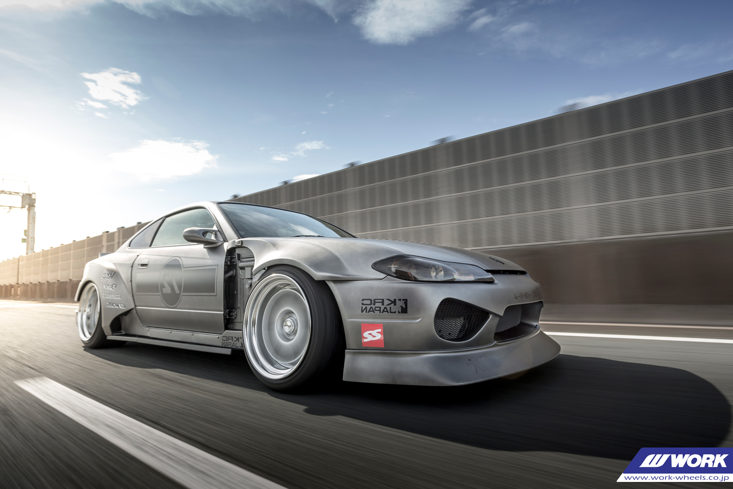 Work Meister S1 3P on Nissan Silvia S15
