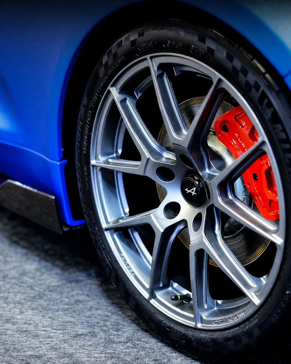 OZ Racing Estrema Forgiata on Alpine A110