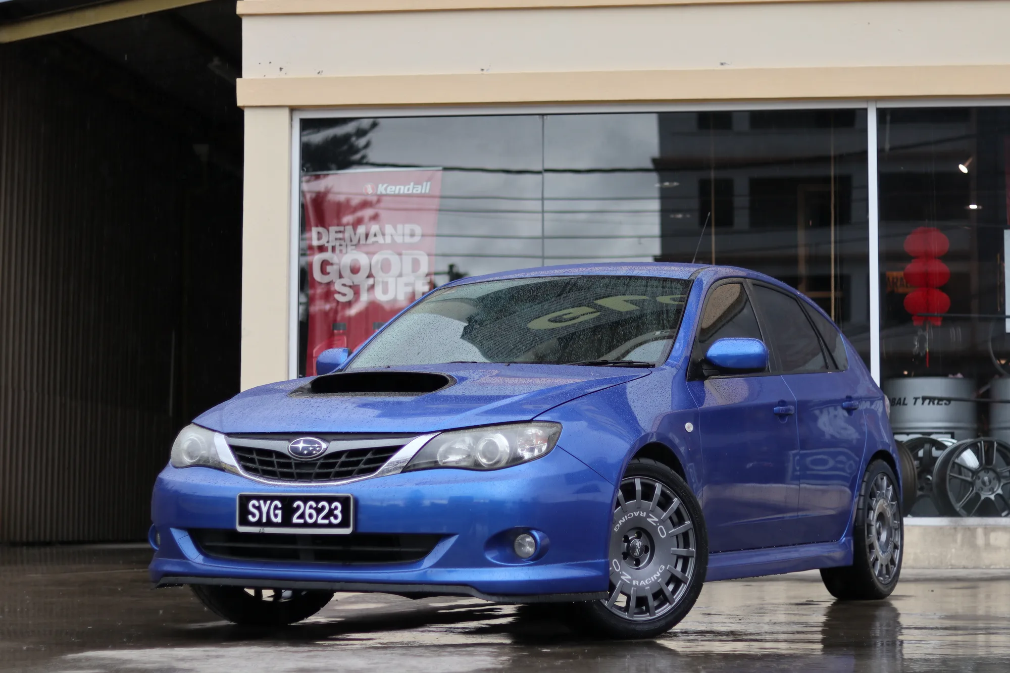 OZ Racing Rally Racing on Subaru Impreza GE/GH.1