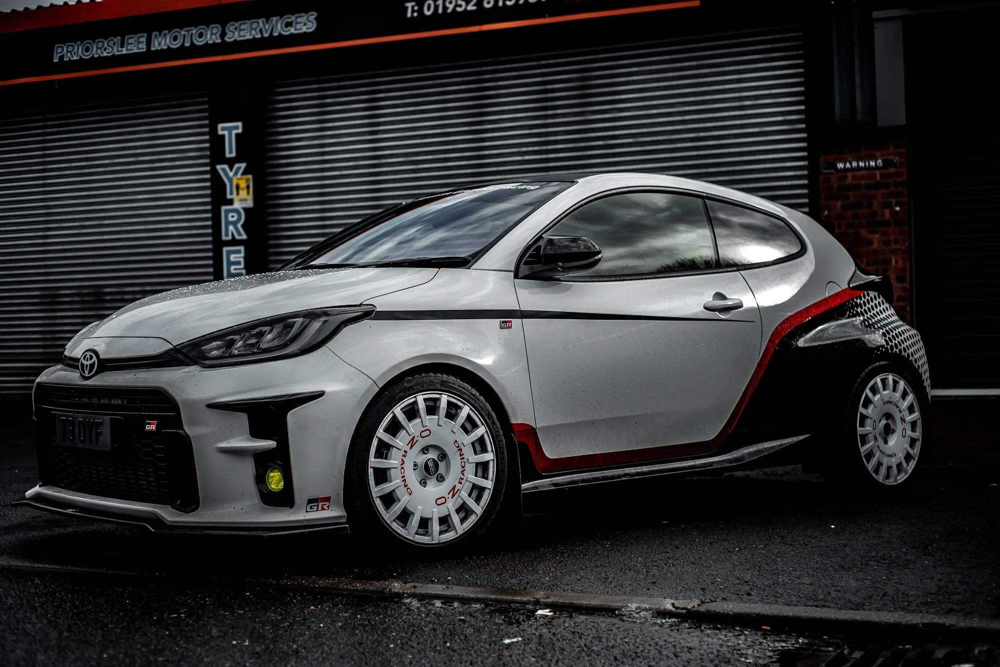 OZ Racing Rally Racing on Toyota GR Yaris GXPA16.1