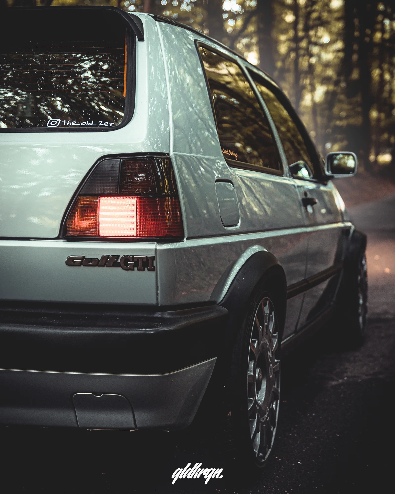 OZ Racing Rally Racing on Volkswagen Golf Mk2 (Typ 19E).2