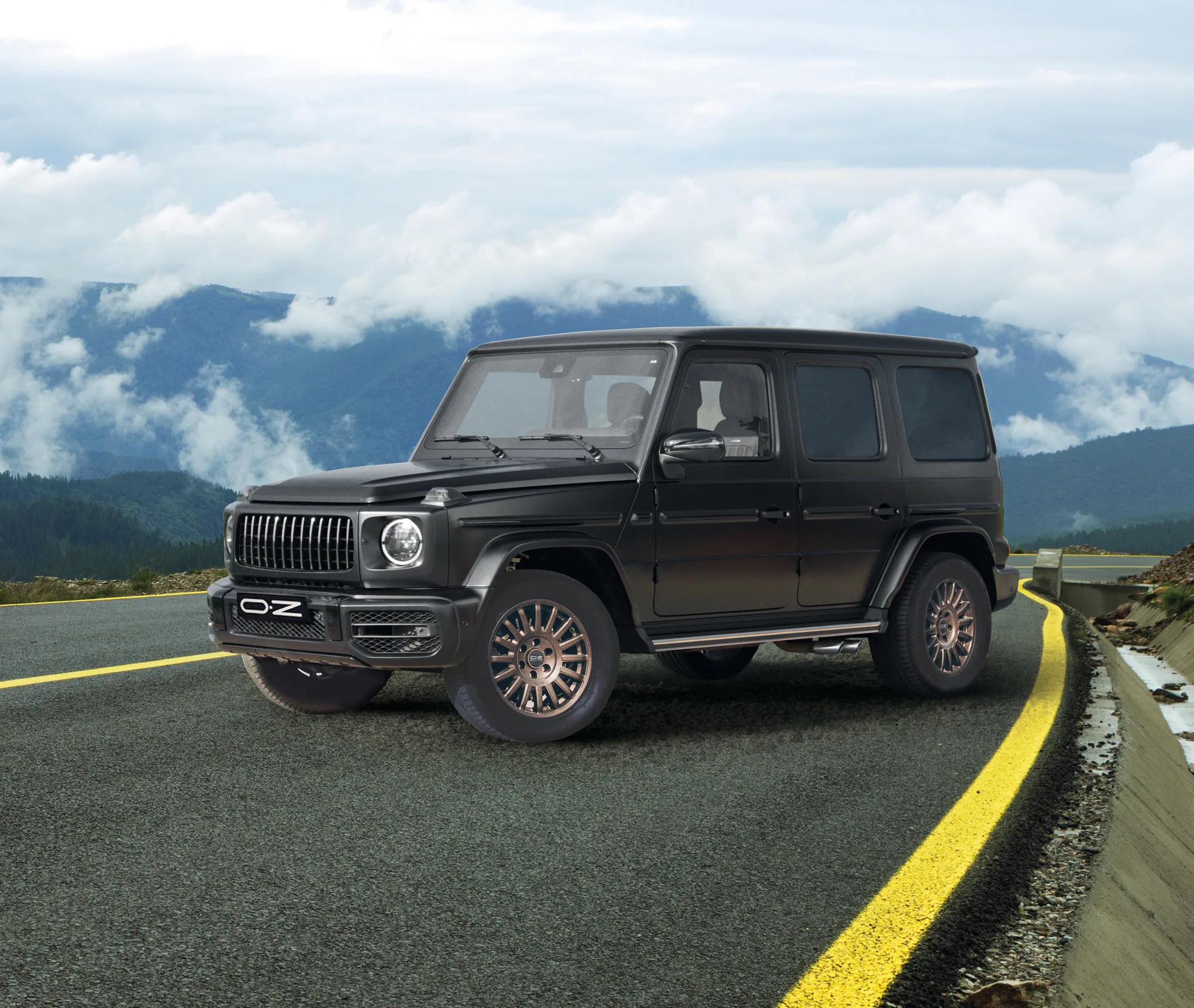 OZ Racing Rally Raid on Mercedes-Benz G-Class W463A