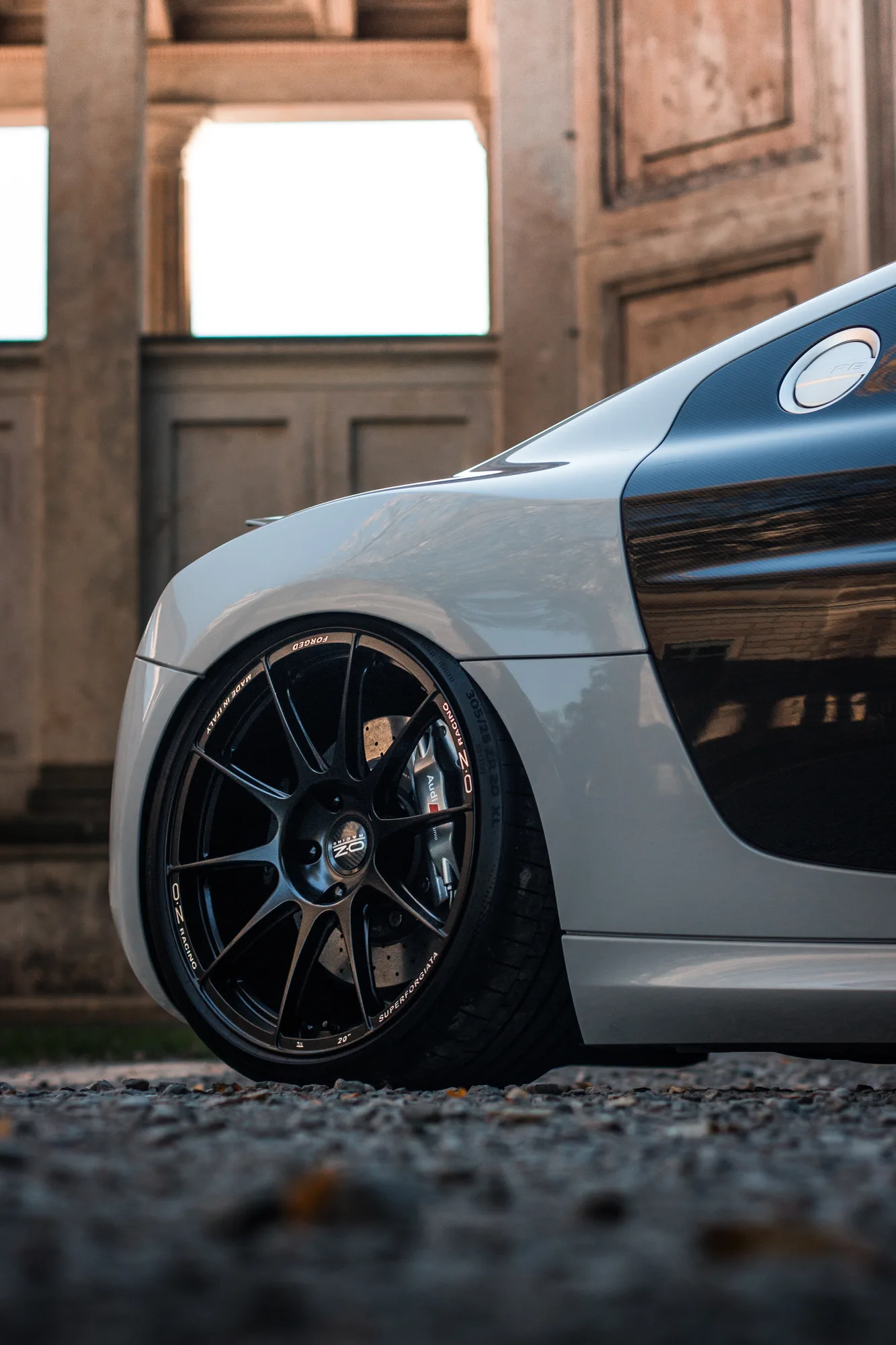 OZ Racing Superforgiata on Audi R8 Type 42.1