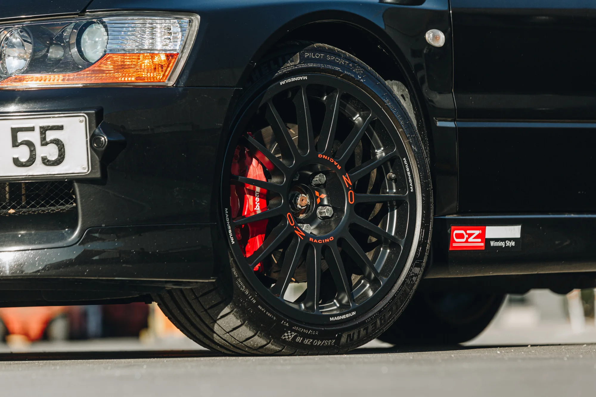 OZ Racing Superturismo Magnesio on Mitsubishi Lancer Evolution CT9A, photo 5