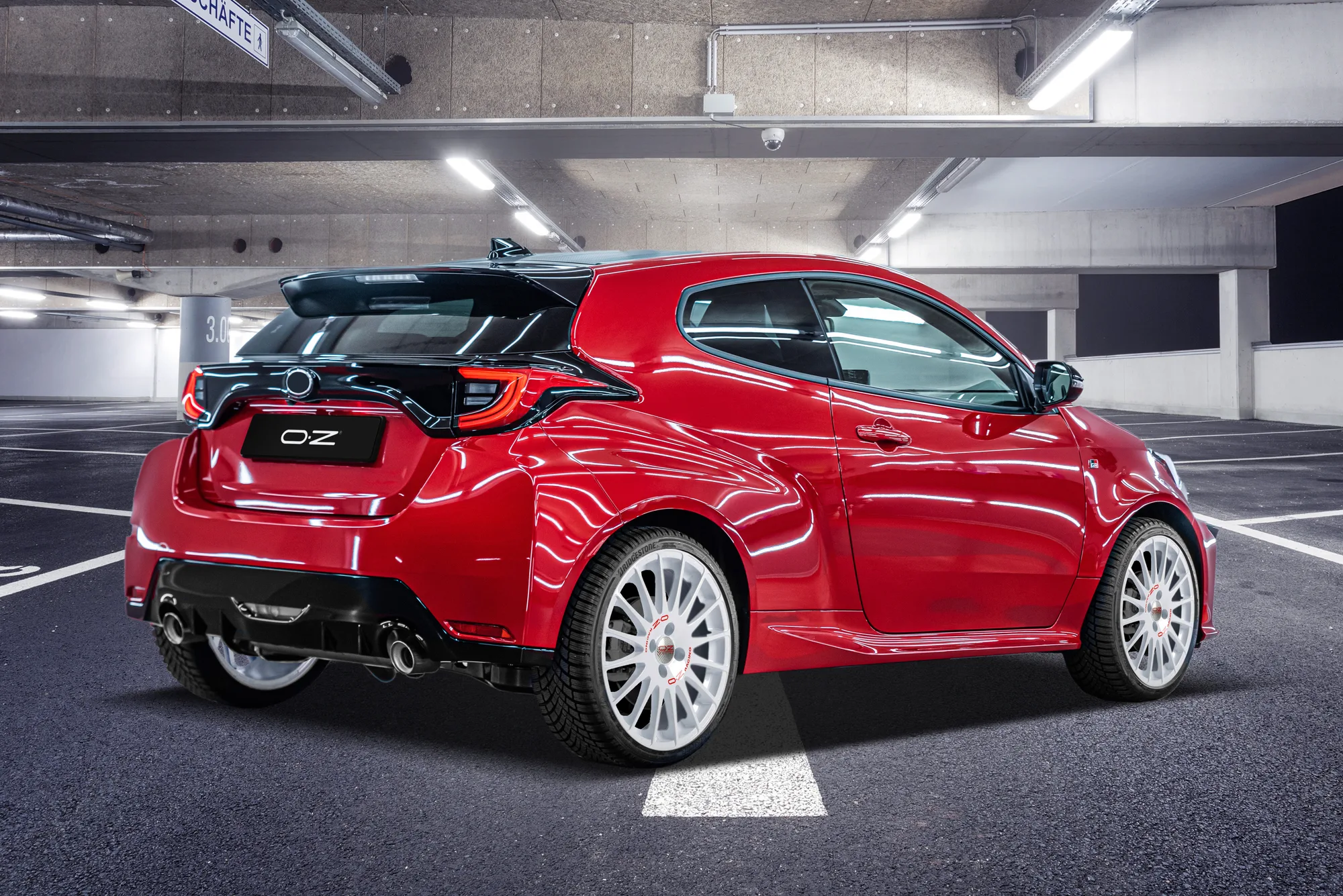 OZ Racing Superturismo WRC on Toyota GR Yaris GXPA16.1