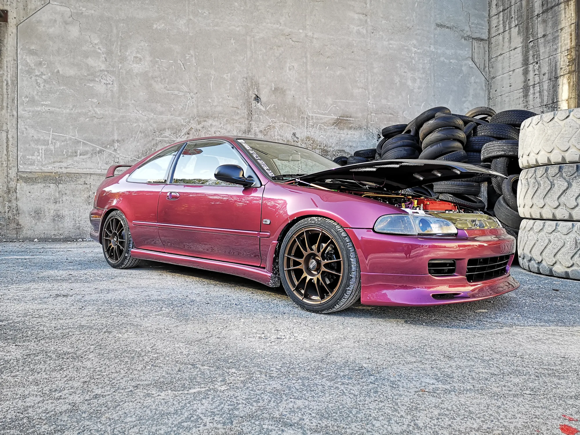 OZ Racing Ultraleggera on Honda Civic 6th gen (EK).1, photo 9