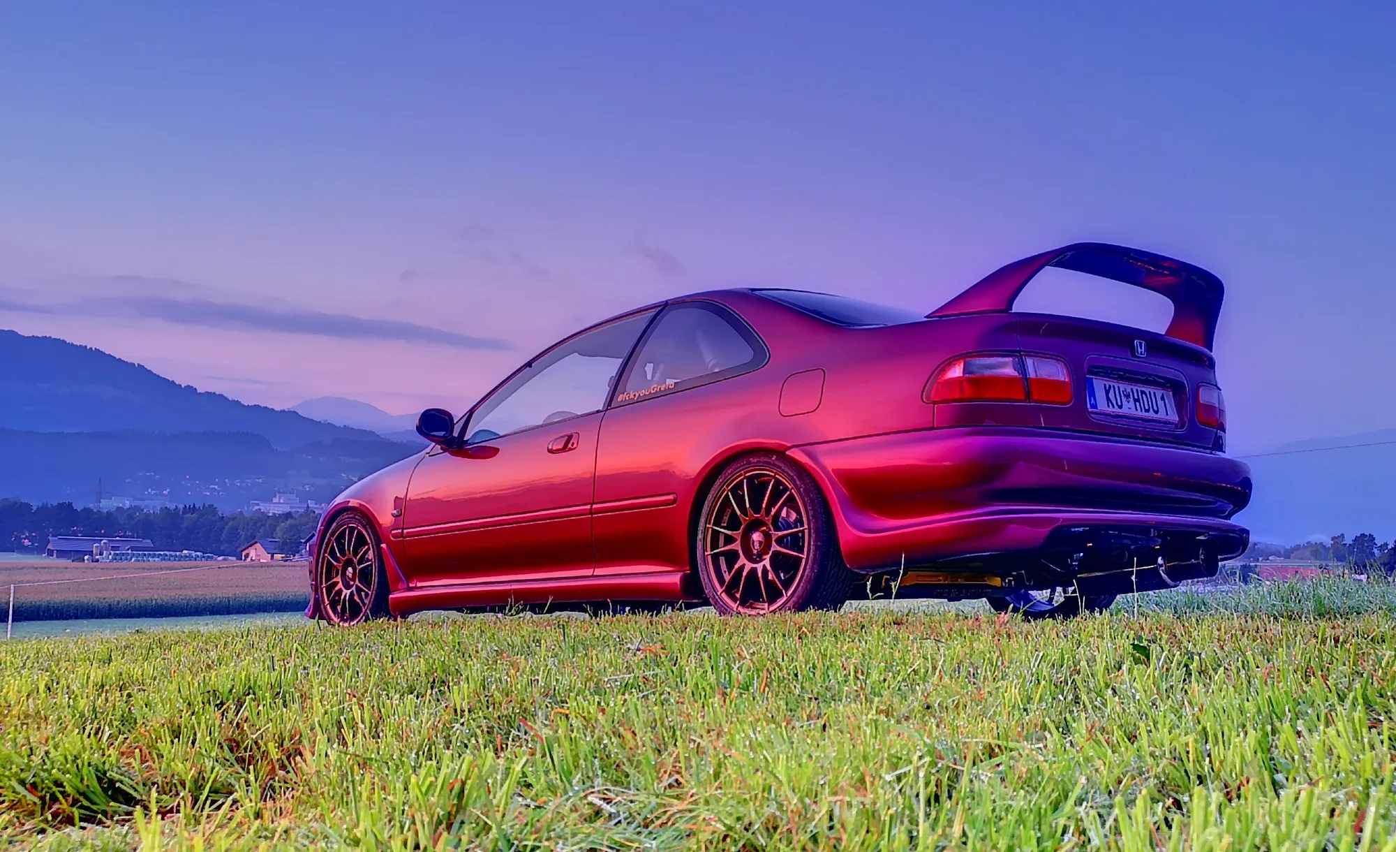 OZ Racing Ultraleggera on Honda Civic 6th gen (EK).1