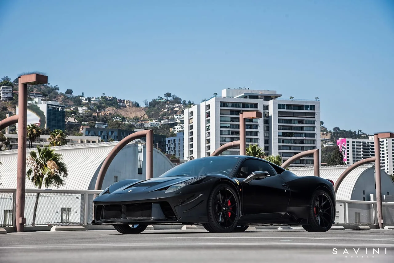 Savini BM14 Gloss Black on Ferrari 458 F142, photo 6