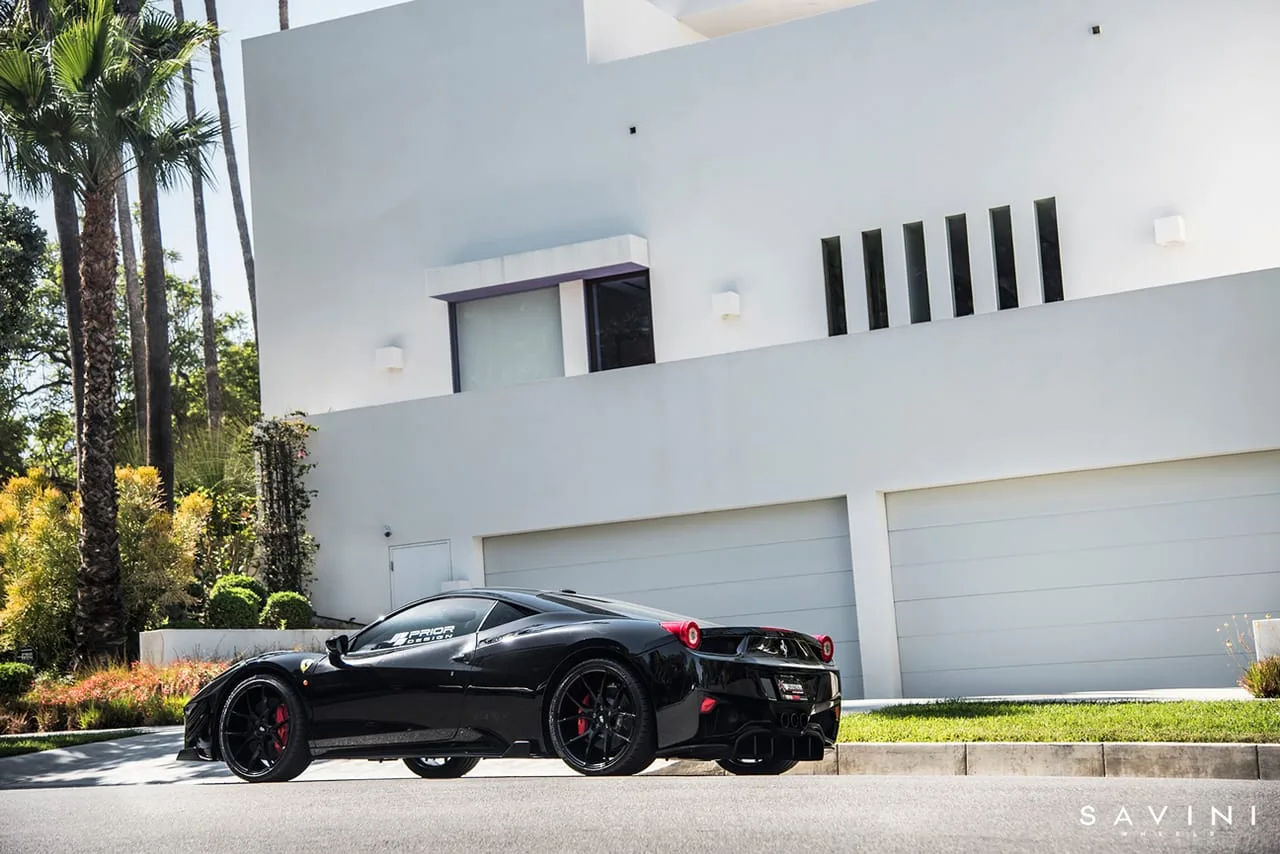 Savini BM14 Gloss Black on Ferrari 458 F142, photo 10