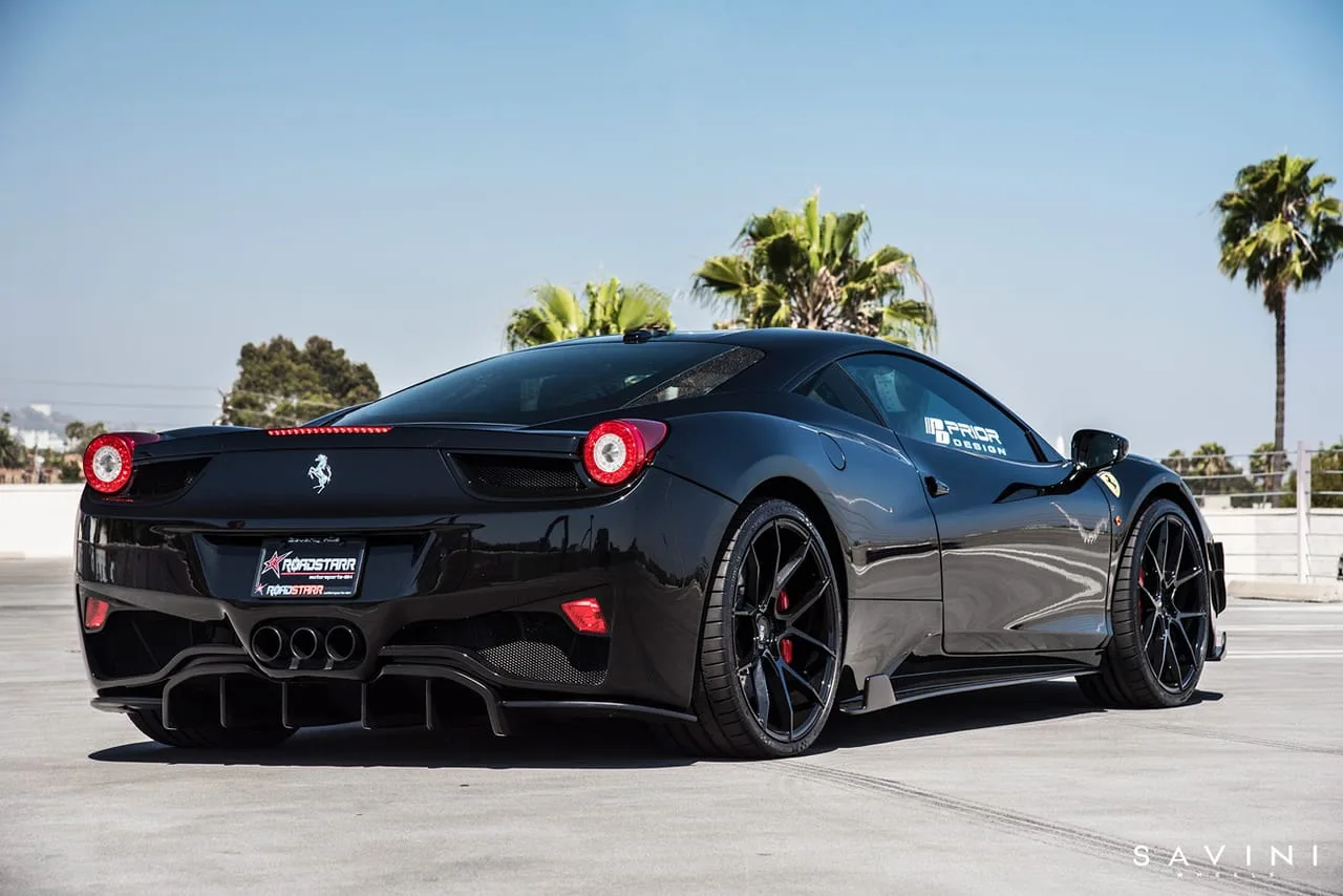 Savini BM14 Gloss Black on Ferrari 458 F142, photo 3