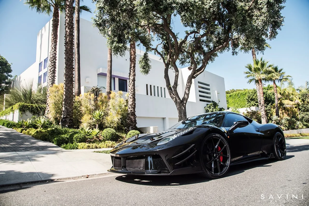Savini BM14 Gloss Black on Ferrari 458 F142, photo 9