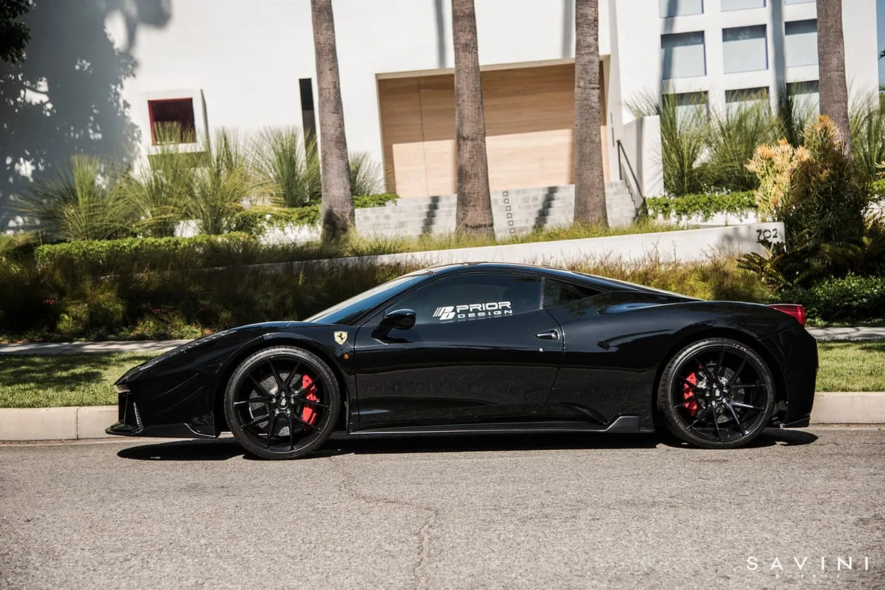 Savini BM14 Gloss Black on Ferrari 458 F142, photo 11