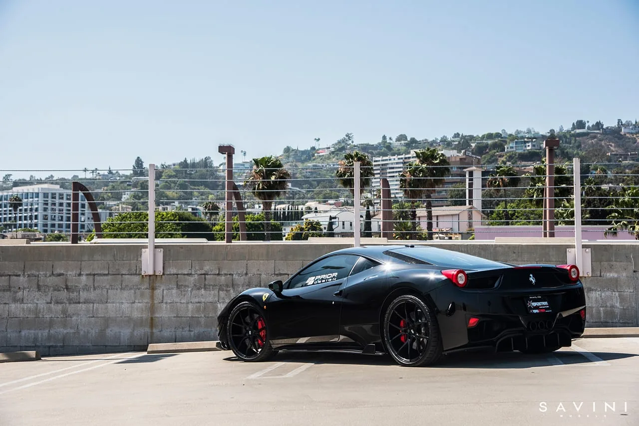 Savini BM14 Gloss Black on Ferrari 458 F142, photo 7
