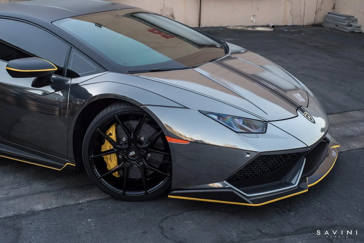 Savini BM14 Gloss Black on Lamborghini Huracan (2014), photo 3