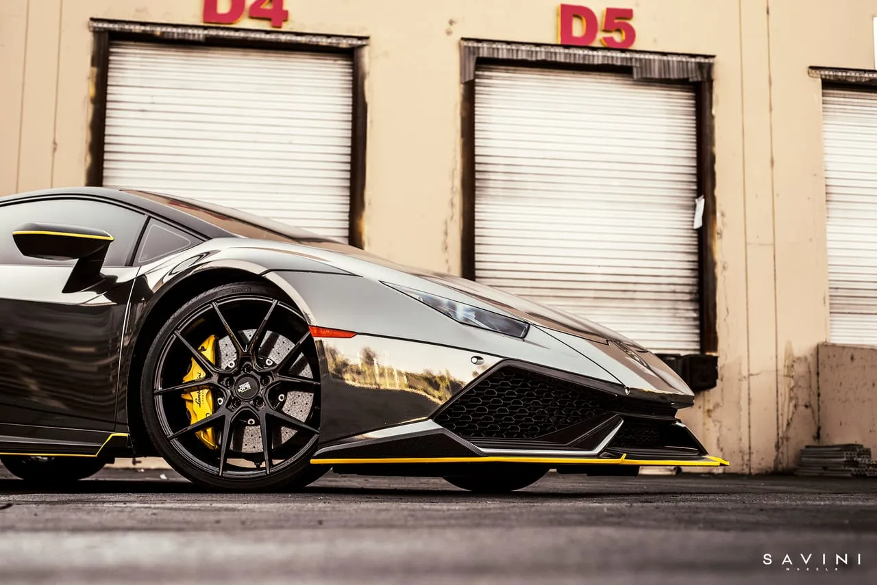 Savini BM14 Gloss Black on Lamborghini Huracan (2014), photo 4