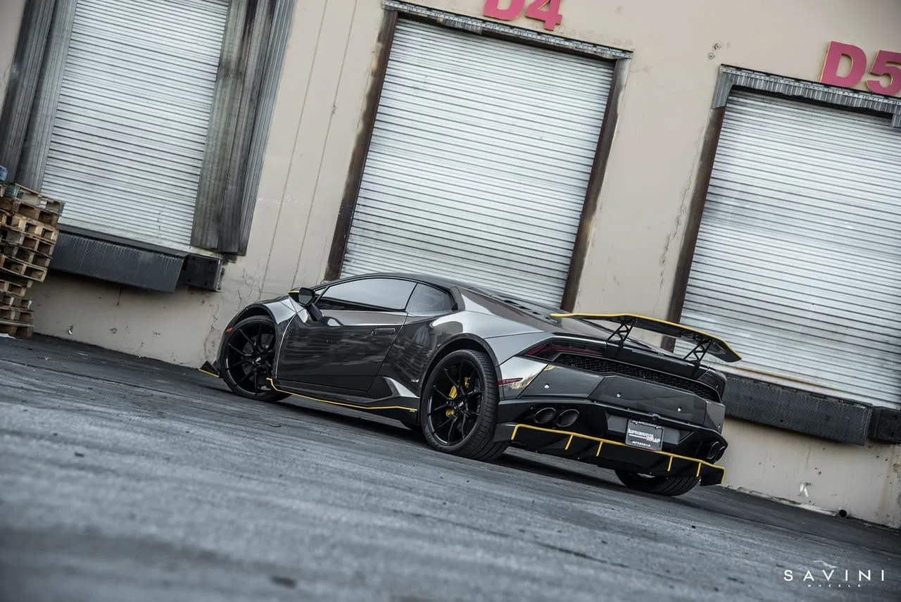Savini BM14 Gloss Black on Lamborghini Huracan (2014), photo 6