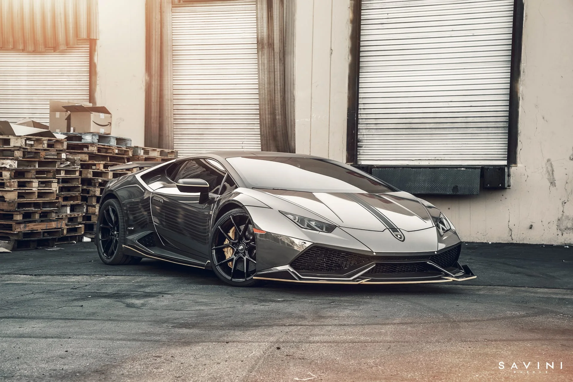 Savini BM14 Gloss Black on Lamborghini Huracan (2014)